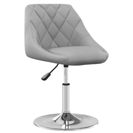 vidaXL Eetkamerstoelen draaibaar 6 st fluweel lichtgrijs afbeelding2 - 1