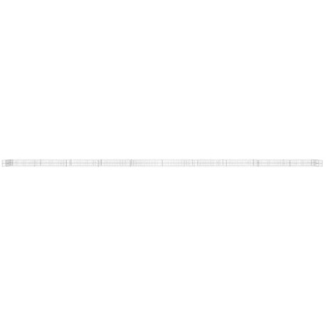 vidaXL Gabion plantenbak verhoogd 1000x100x20 cm gegalvaniseerd staal afbeelding2 - 1
