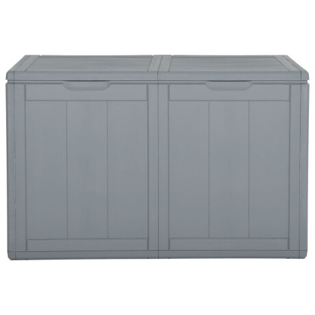 vidaXL Tuinbox 180 L PP rattan grijs afbeelding2 - 1