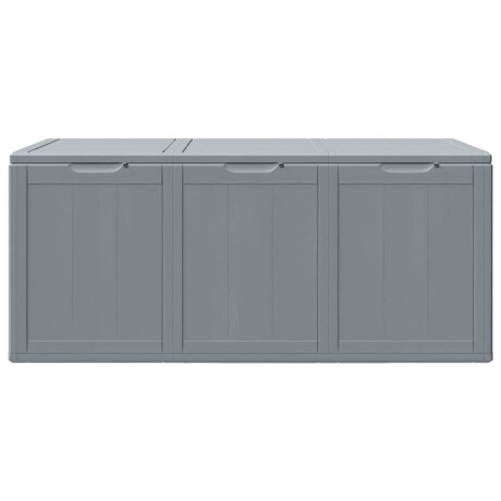 vidaXL Tuinbox 270 L PP houtlook grijs afbeelding2 - 1