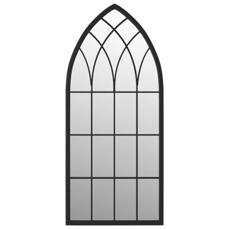 vidaXL Spiegel 70x30 cm ijzer zwart afbeelding2 - 1