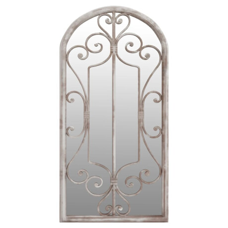 vidaXL Spiegel 70x30 cm ijzer zandkleurig afbeelding2 - 1