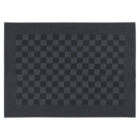vidaXL Keukendoeken 10 st 50x70 cm katoen zwart en grijs afbeelding2 - 1