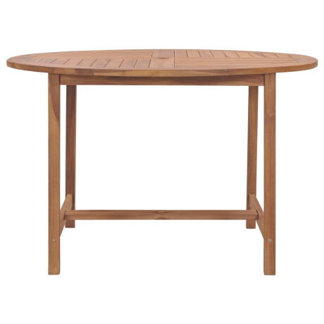 vidaXL Tuintafel Ø110x75 cm massief teakhout afbeelding2 - 1