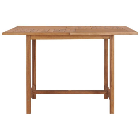 vidaXL Tuintafel 110x110x75 cm massief teakhout afbeelding2 - 1