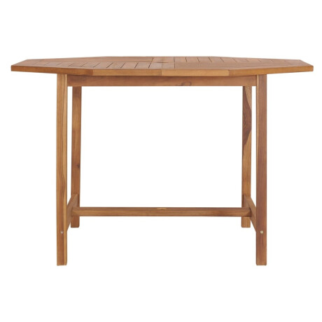 vidaXL Tuintafel 110x110x75 cm massief teakhout afbeelding2 - 1
