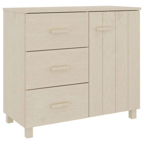 vidaXL Dressoir HAMAR 90x40x80 cm massief grenenhout honingbruin afbeelding2 - 1