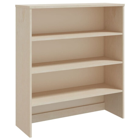 vidaXL Opzetkast HAMAR 90x30x100 cm massief grenenhout honingbruin afbeelding2 - 1