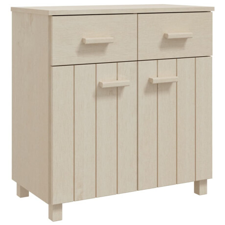 vidaXL Dressoir HAMAR 79x40x80 cm massief grenenhout honingbruin afbeelding2 - 1