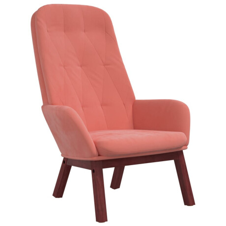 vidaXL Relaxstoel fluweel roze afbeelding2 - 1