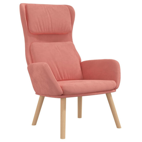 vidaXL Relaxstoel fluweel roze afbeelding2 - 1
