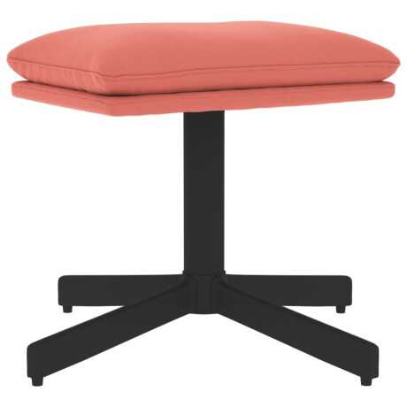 vidaXL Voetenbank 60x60x36 cm fluweel roze afbeelding2 - 1