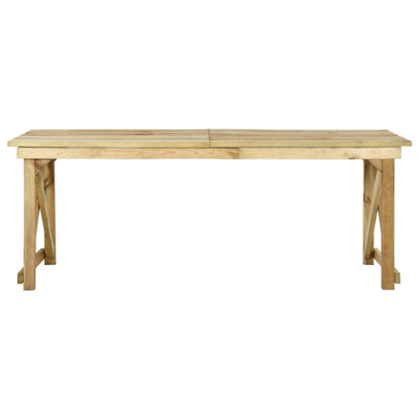 vidaXL Tuintafel 200x79x75 cm geïmpregneerd grenenhout afbeelding2 - 1