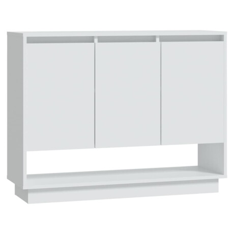 vidaXL Dressoir 97x31x75 cm bewerkt hout wit afbeelding2 - 1