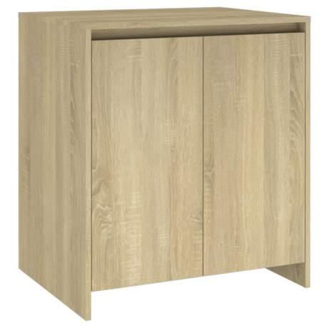 vidaXL Dressoir 70x41x75 cm bewerkt hout sonoma eikenkleurig afbeelding2 - 1