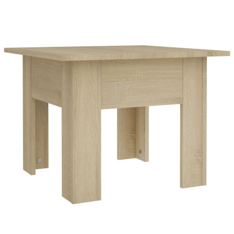 vidaXL Salontafel 55x55x42 cm bewerkt hout sonoma eikenkleurig afbeelding2 - 1