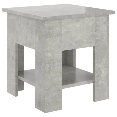 vidaXL Salontafel 40x40x42 cm bewerkt hout betongrijs afbeelding2 - 1