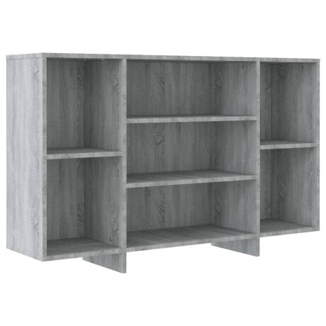 vidaXL Dressoir 120x30x75 cm bewerkt hout grijs sonoma eikenkleurig afbeelding2 - 1