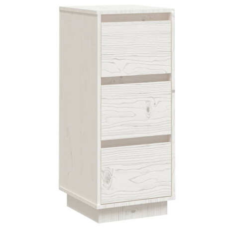 vidaXL Dressoir 32x34x75 cm massief grenenhout wit afbeelding2 - 1