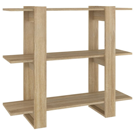 vidaXL Boekenkast/kamerscherm 100x30x87 cm sonoma eikenkleurig afbeelding2 - 1
