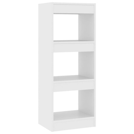 vidaXL Boekenkast/kamerscherm 40x30x103 cm bewerkt hout wit afbeelding2 - 1