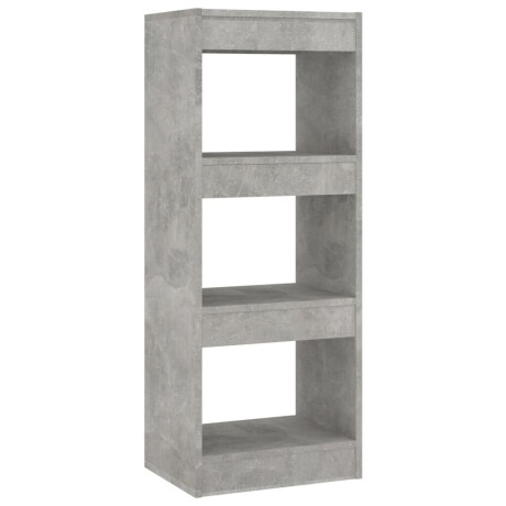 vidaXL Boekenkast/kamerscherm 40x30x103 cm bewerkt hout betongrijs afbeelding2 - 1