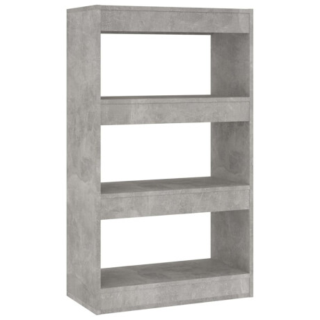 vidaXL Boekenkast/kamerscherm 60x30x103 cm bewerkt hout betongrijs afbeelding2 - 1