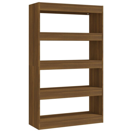 vidaXL Boekenkast/kamerscherm 80x30x135 cm bewerkt hout bruin eiken afbeelding2 - 1