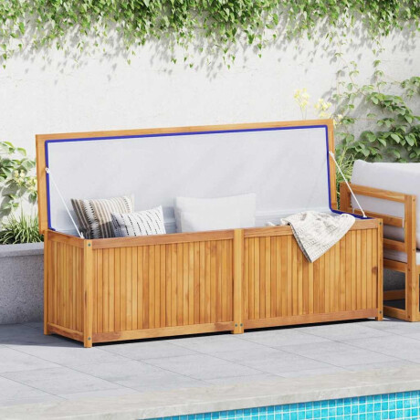 vidaXL Tuinbox 175x50x55 cm massief teakhout afbeelding2 - 1