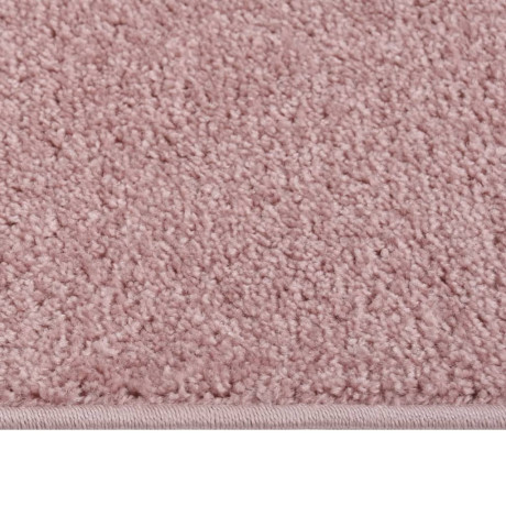 vidaXL Vloerkleed kortpolig 140x200 cm roze afbeelding2 - 1