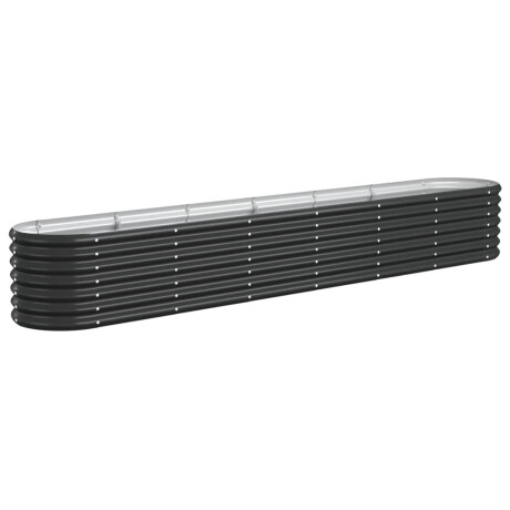 vidaXL Plantenbak 260x40x36 cm gegalvaniseerd staal antracietkleurig afbeelding2 - 1