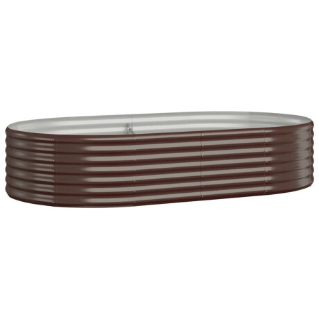 vidaXL Plantenbak 175x100x36 cm gegalvaniseerd staal bruin afbeelding2 - 1