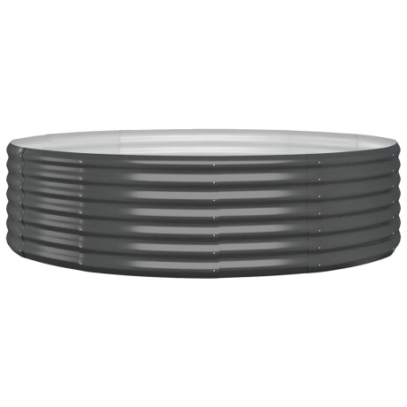 vidaXL Plantenbak 140x140x36 cm gegalvaniseerd staal antracietkleurig afbeelding2 - 1