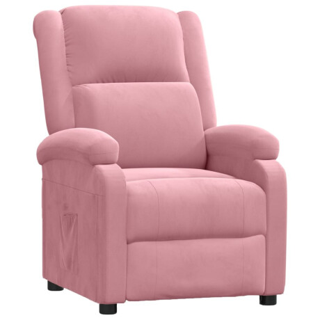 vidaXL Fauteuil verstelbaar fluweel roze afbeelding2 - 1