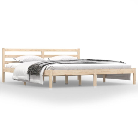 vidaXL Bedframe massief grenenhout 180x200 cm afbeelding2 - 1