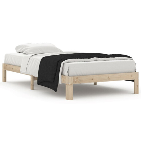 vidaXL Bedframe massief grenenhout 100x200 cm afbeelding2 - 1
