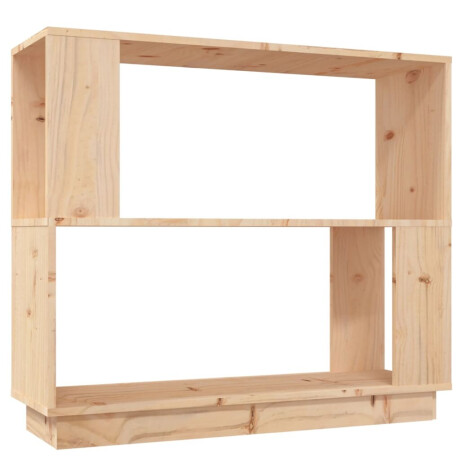 vidaXL Boekenkast/kamerscherm 80x25x70 cm massief grenenhout afbeelding2 - 1