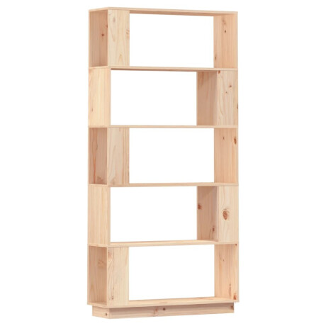vidaXL Boekenkast/kamerscherm 80x25x163,5 cm massief grenenhout afbeelding2 - 1
