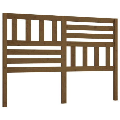 vidaXL Hoofdbord 146x4x100 cm massief grenenhout honingbruin afbeelding2 - 1