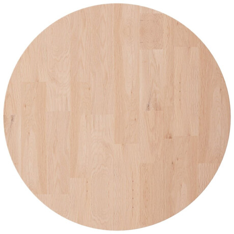 vidaXL Tafelblad rond Ø50x2,5 cm onbehandeld massief eikenhout afbeelding2 - 1