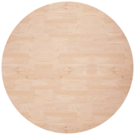 vidaXL Tafelblad rond Ø60x2,5 cm onbehandeld massief eikenhout afbeelding2 - 1