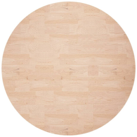 vidaXL Tafelblad rond Ø80x2,5 cm onbehandeld massief eikenhout afbeelding2 - 1