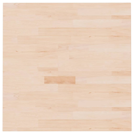 vidaXL Tafelblad vierkant 70x70x2,5 cm onbehandeld massief eikenhout afbeelding2 - 1