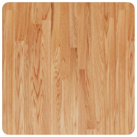 vidaXL Tafelblad vierkant 60x60x1,5 cm massief eiken lichtbruin afbeelding2 - 1