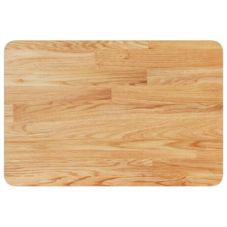 vidaXL Wastafelblad 60x40x1,5cm behandeld massief hout lichtbruin afbeelding2 - 1