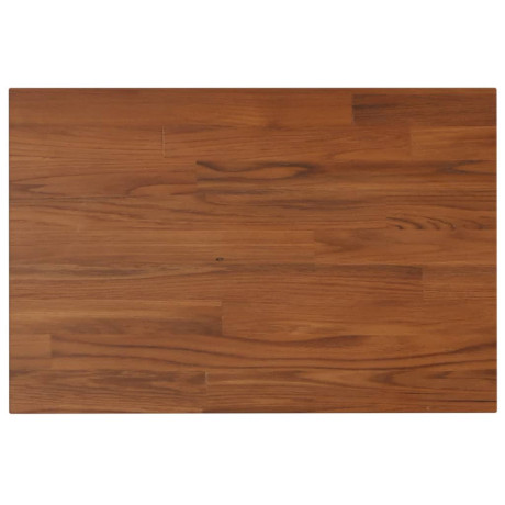 vidaXL Wastafelblad 60x40x1,5cm behandeld massief hout donkerbruin afbeelding2 - 1