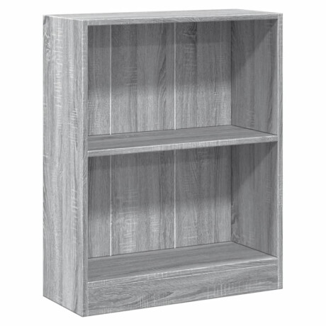vidaXL Boekenkast 60x24x76 cm bewerkt hout grijs sonoma eikenkleurig afbeelding2 - 1