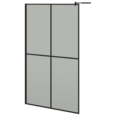 vidaXL Inloopdouchescherm 118x190 cm donker gehard glas afbeelding2 - 1