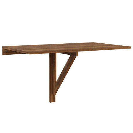 vidaXL Wandtafel inklapbaar 100x60x56 cm bewerkt hout bruineiken afbeelding2 - 1
