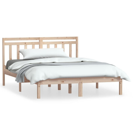 vidaXL Bedframe massief grenenhout 120x200 cm afbeelding2 - 1